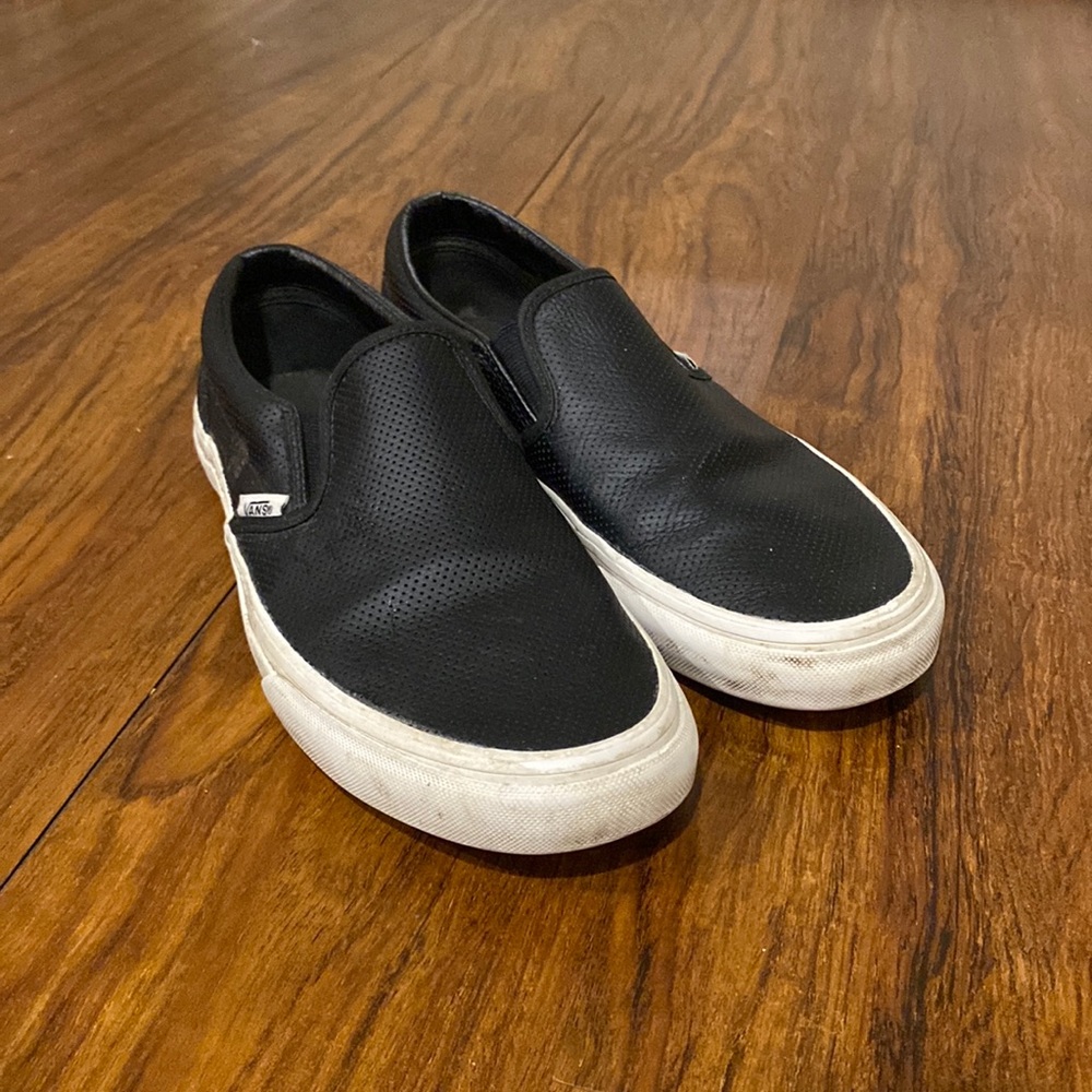 Leather vans